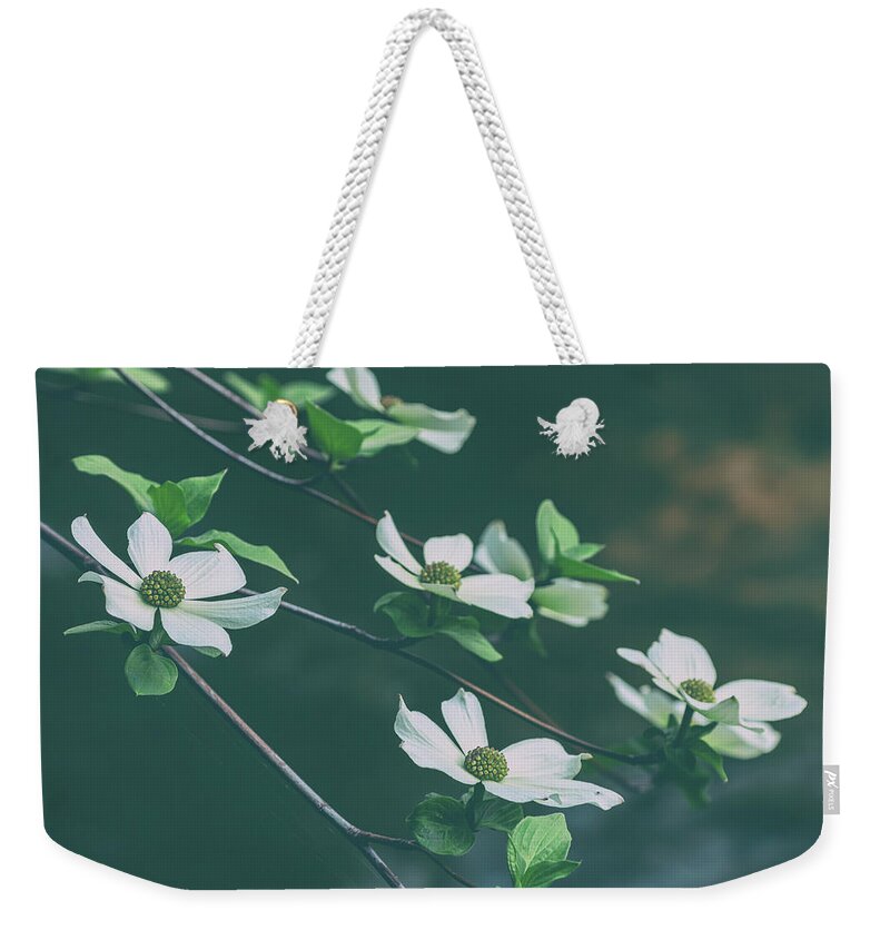 Yosemite National Park Weekender Tote Bag featuring the photograph Blooming Dogwoods by Jonathan Nguyen