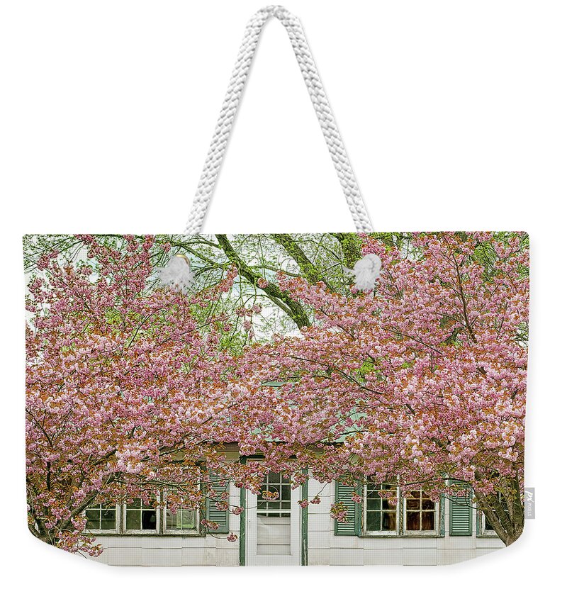 Blossom Trees Weekender Tote Bag featuring the photograph Blossom Time Taking Over by Kathi Mirto