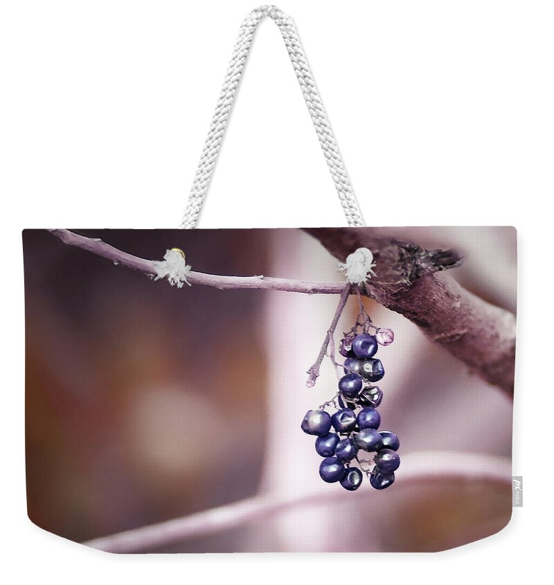 Nature Art Weekender Tote Bag featuring the photograph Purple Haze by Gian Smith