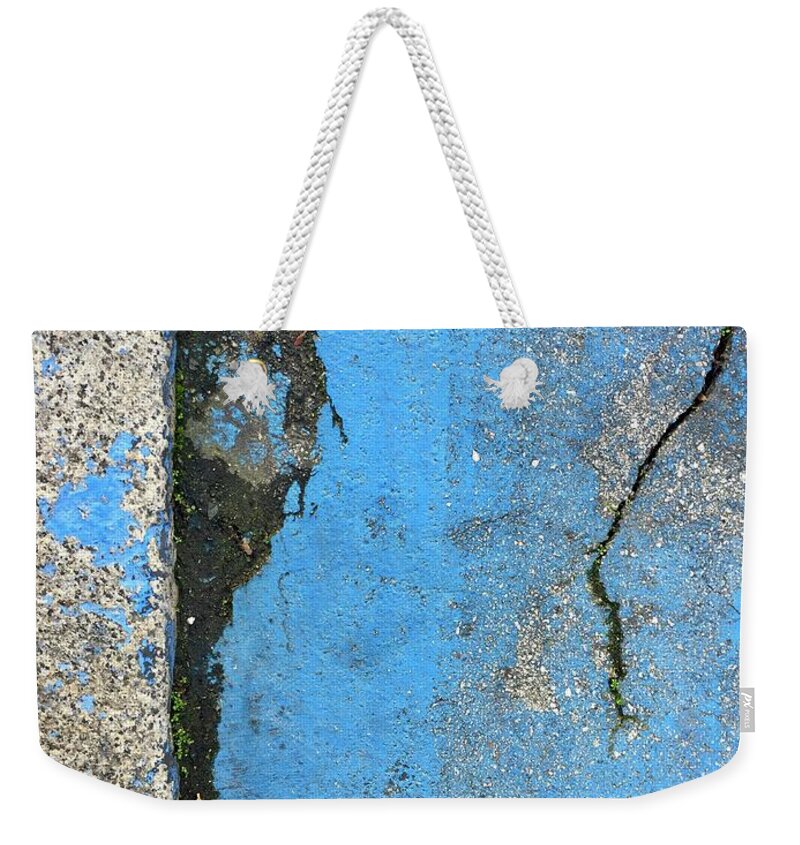 Blue Weekender Tote Bag featuring the photograph Blue Series 1-4 by J Doyne Miller