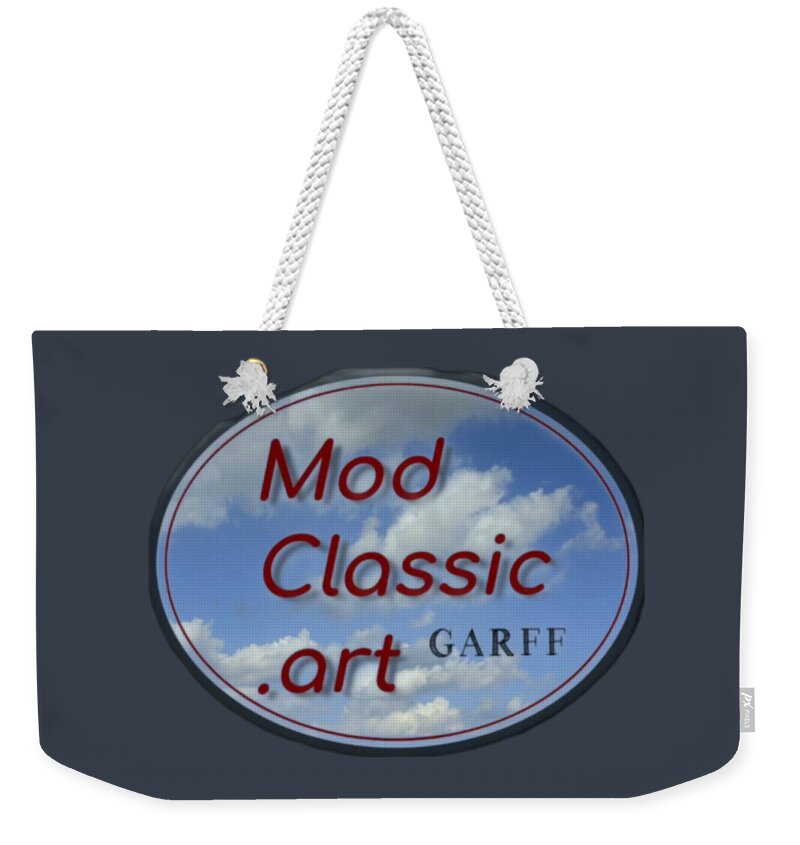 Guitars Weekender Tote Bag featuring the painting Blue Sky ModClassic Art by Enrico Garff