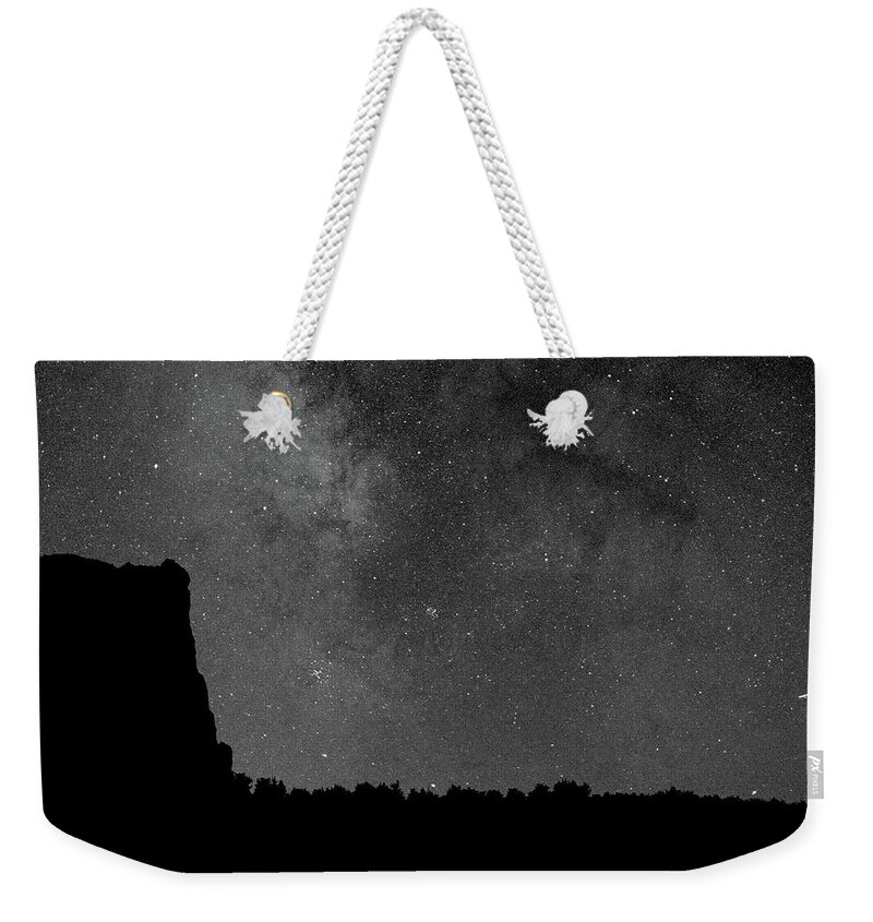Landscape Weekender Tote Bag featuring the photograph Body of a Goddess by Karine GADRE