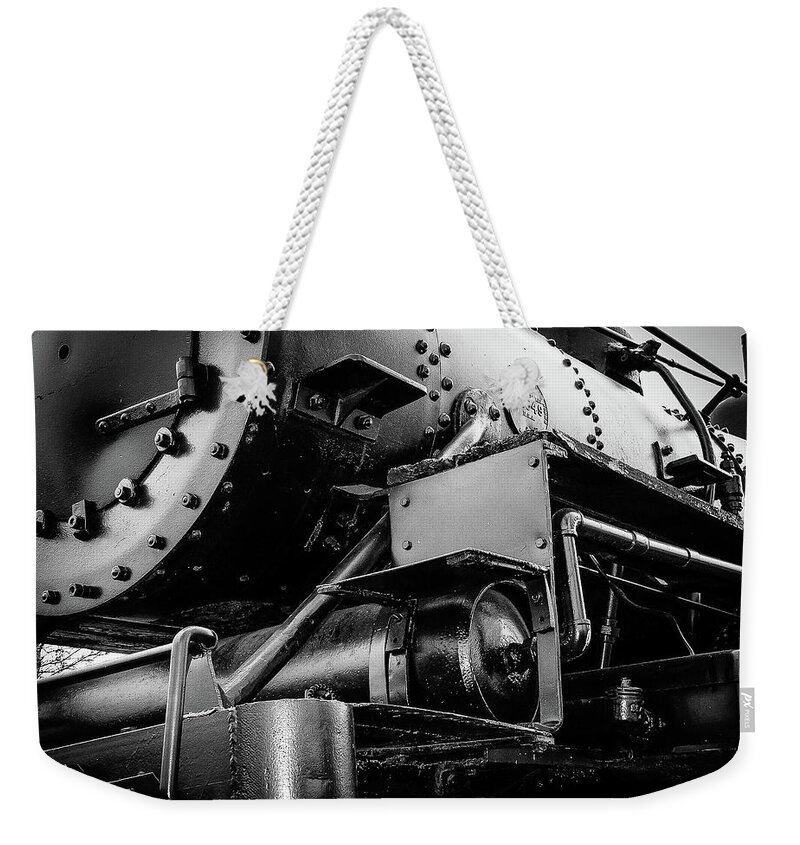 Steam Weekender Tote Bag featuring the photograph Boiler by Al Griffin