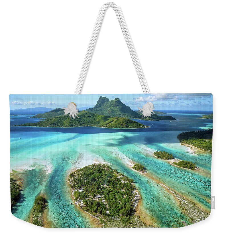 Bora Bora Weekender Tote Bag featuring the photograph Bora Bora by Olivier Parent