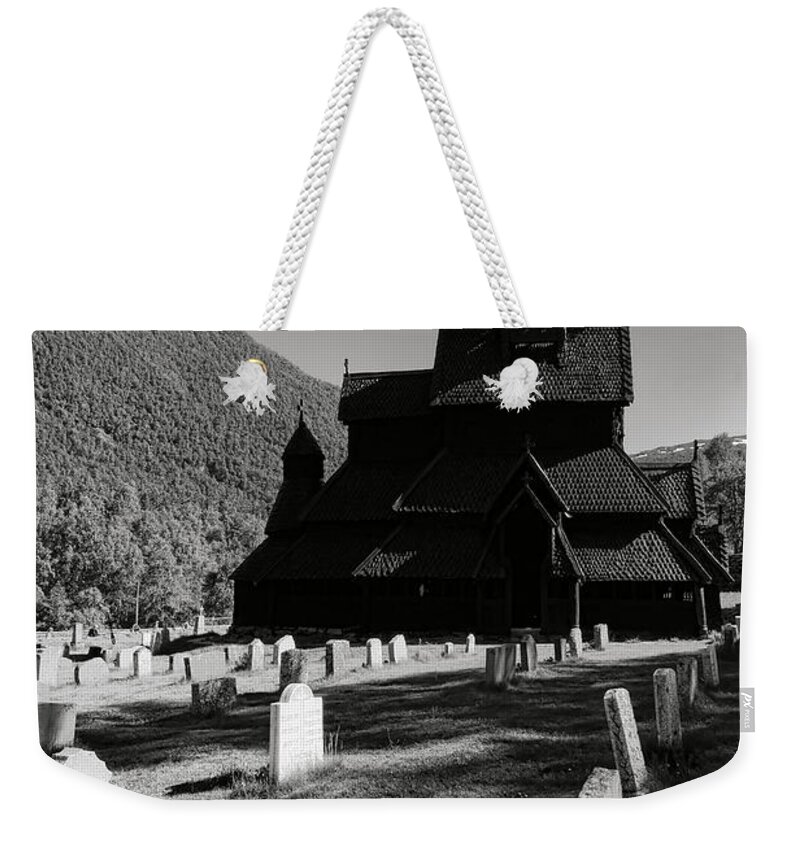 Stave Church Old Wooden Church Weekender Tote Bags
