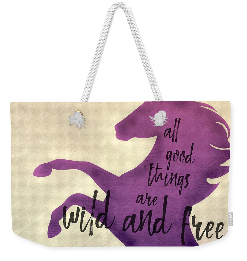 All Weekender Tote Bag featuring the drawing Born Free by Jamart Photography