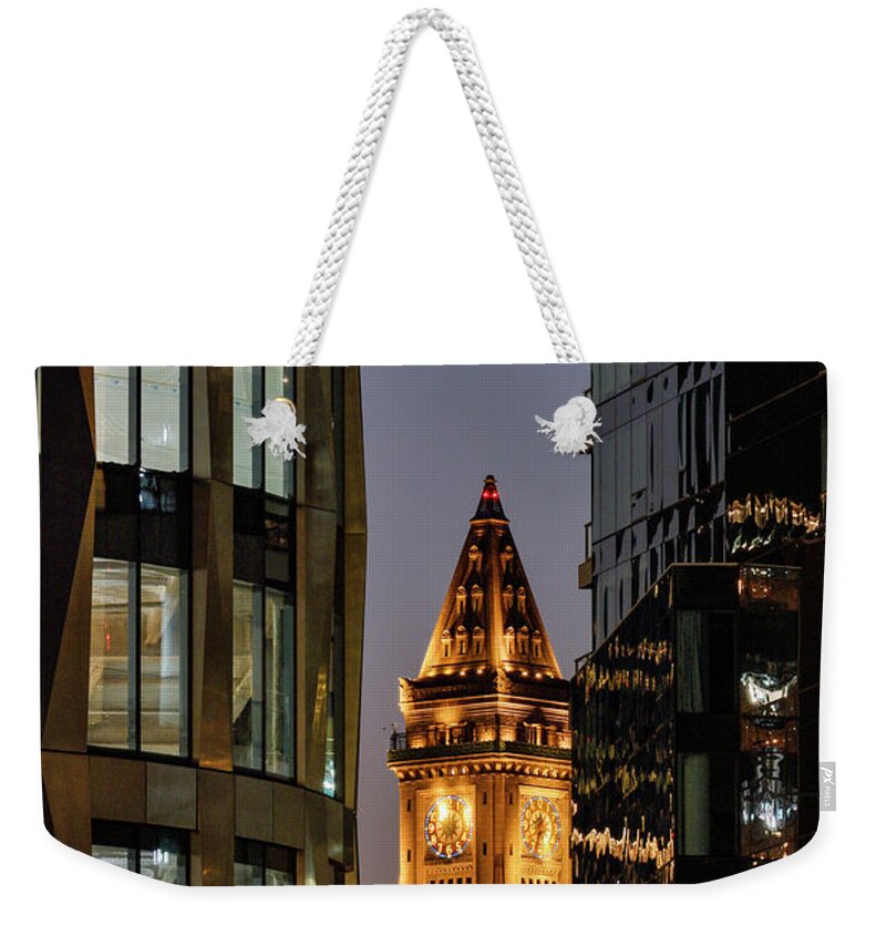 American Weekender Tote Bag featuring the photograph Boston by Alexander Farnsworth