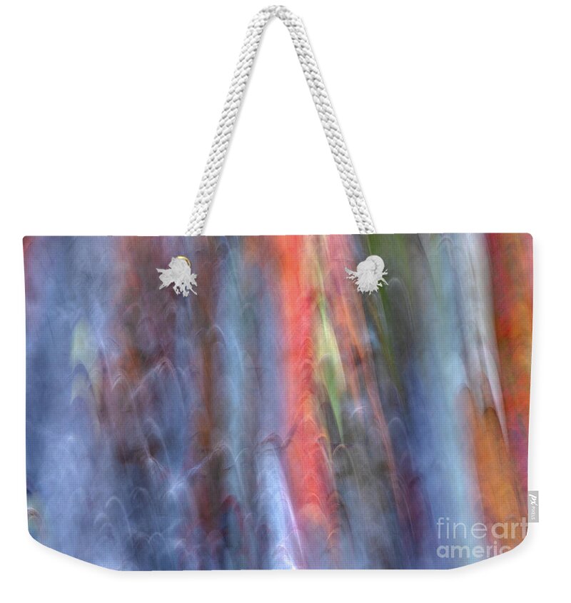 Ho’omaluhia Botanical Garden Weekender Tote Bag featuring the photograph Bounce by Rebecca Caroline Photography