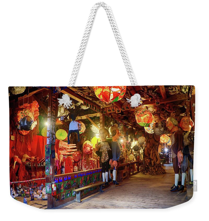 Activism Weekender Tote Bag featuring the photograph Bread and Puppet Museum Art by Jeff Folger