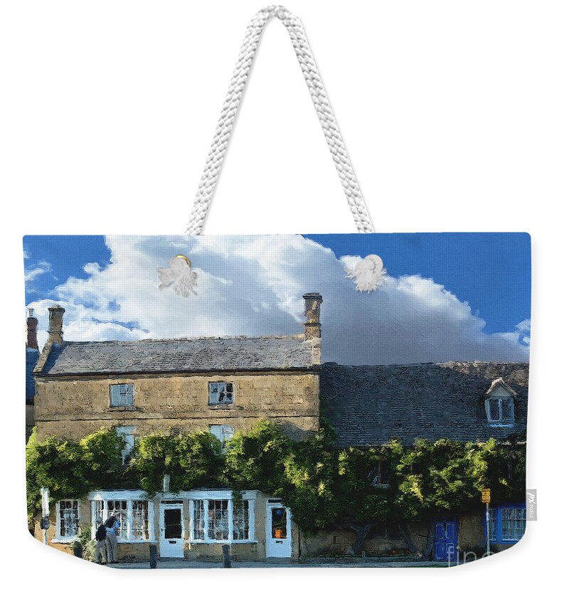 Broadway Weekender Tote Bag featuring the photograph Broadway Window Shopping by Brian Watt