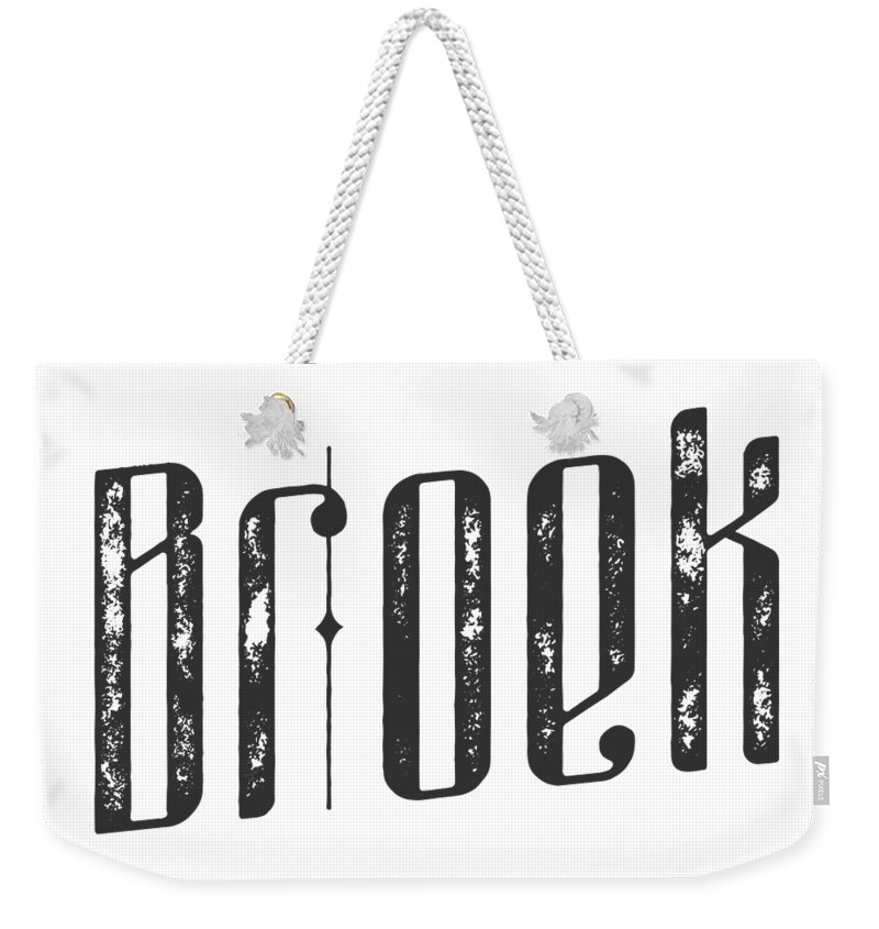 Broek Weekender Tote Bag featuring the digital art Broek by TintoDesigns