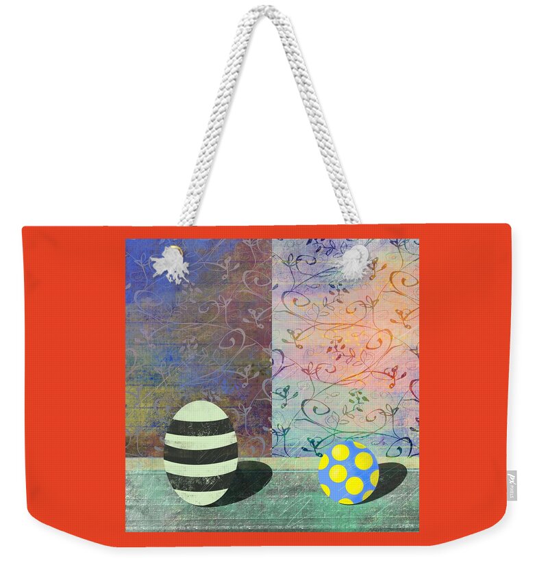  Weekender Tote Bag featuring the digital art Brother and Sister by Steve Hayhurst