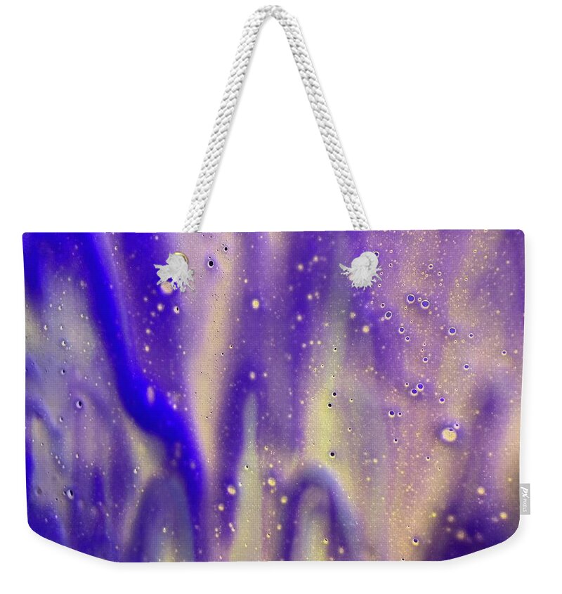 Soap Weekender Tote Bag featuring the photograph Bubbles by Lee Darnell