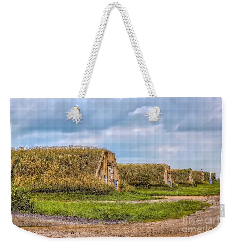 Jon Burch Weekender Tote Bag featuring the photograph Bunkers by Jon Burch Photography