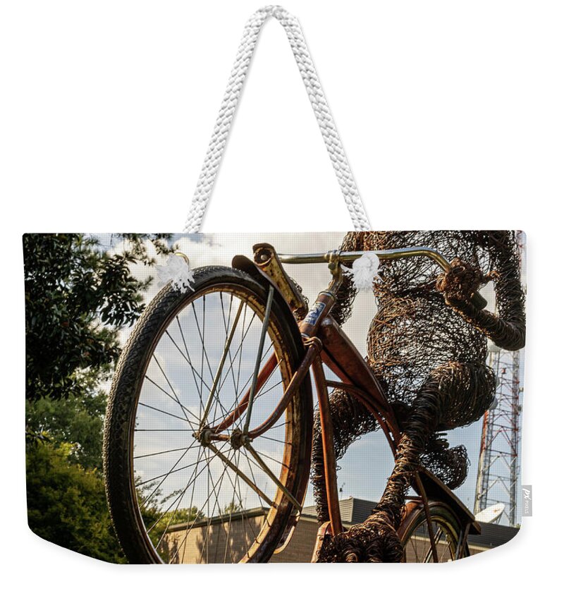 Transportation Weekender Tote Bag featuring the photograph Bunny Hop by Rick Nelson