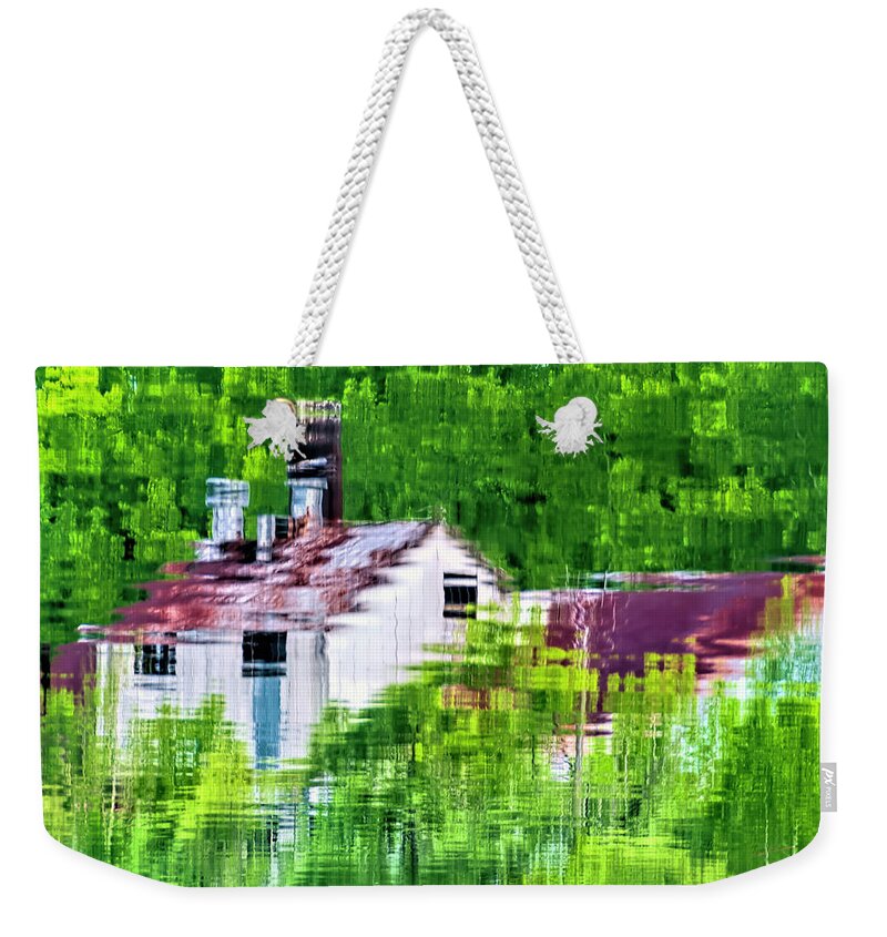 Barn Weekender Tote Bag featuring the photograph Buried in the Woods by Dan McGeorge