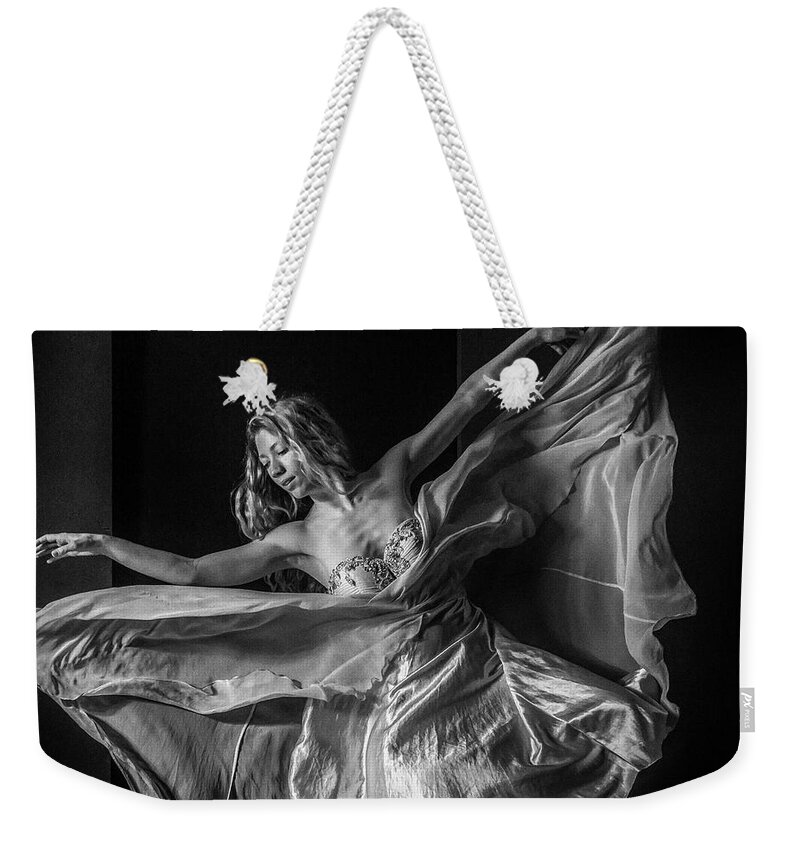 Published Weekender Tote Bag featuring the photograph Butterfly by Enrique Pelaez