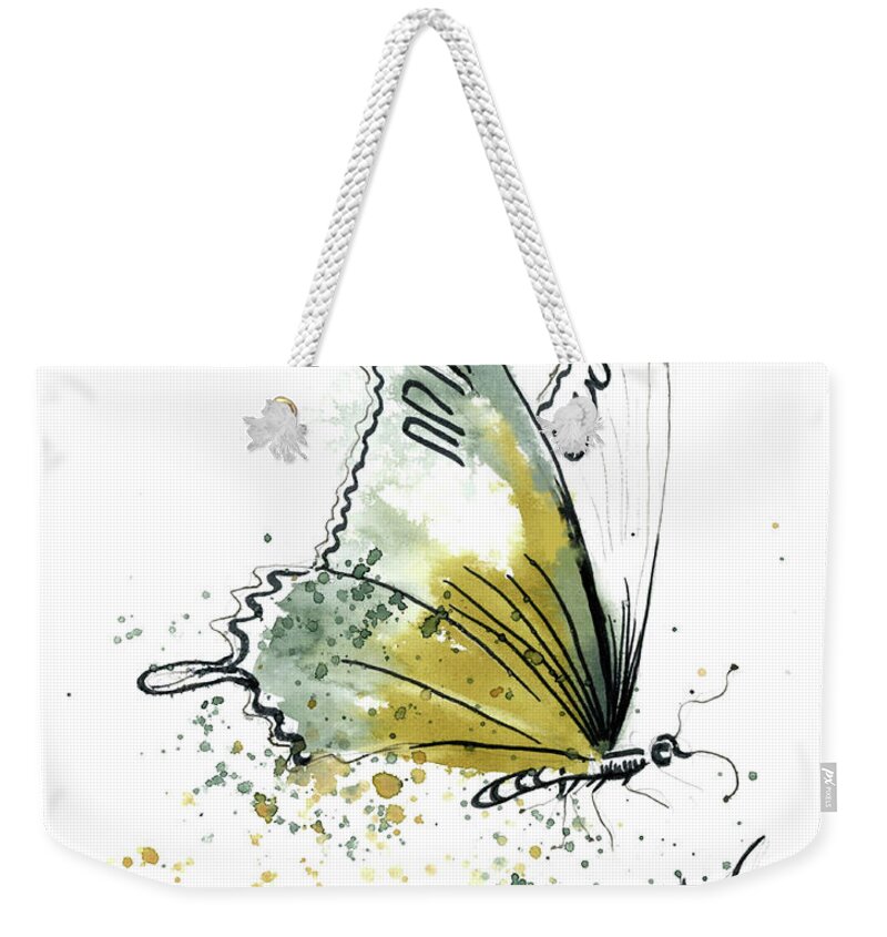 Passion Butterfly Weekender Tote Bags