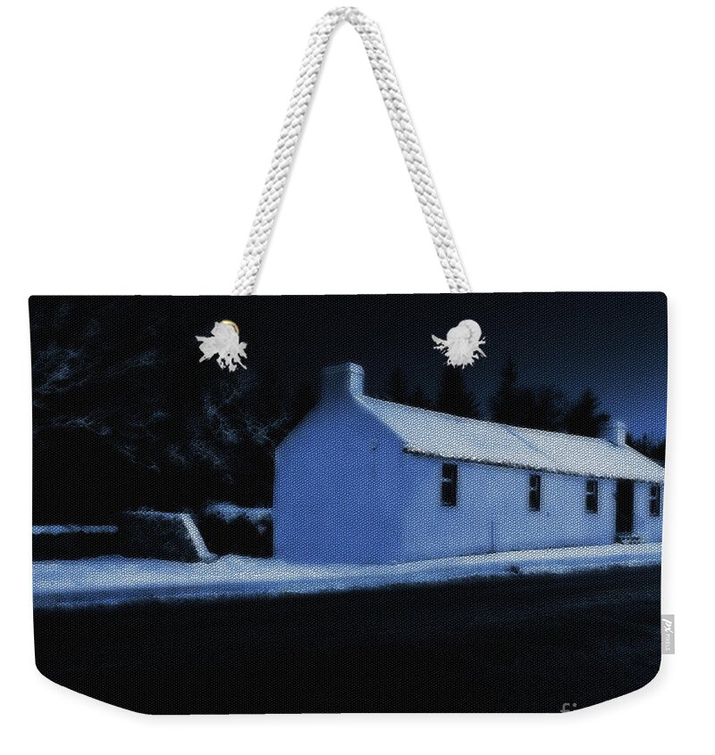 Edinburgh Weekender Tote Bag featuring the photograph Bygone Days - The Old School - Currie by Yvonne Johnstone