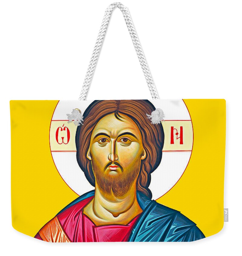 Gold Weekender Tote Bag featuring the photograph Byzantine Bible by Munir Alawi