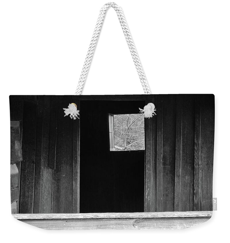 Photography Weekender Tote Bag featuring the photograph Cabin At Cades Cove by Phil Perkins