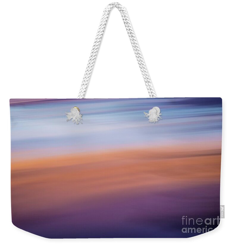 Caddo Lake Weekender Tote Bag featuring the photograph Caddo Lake Sunset - Abstract by Michael Tidwell