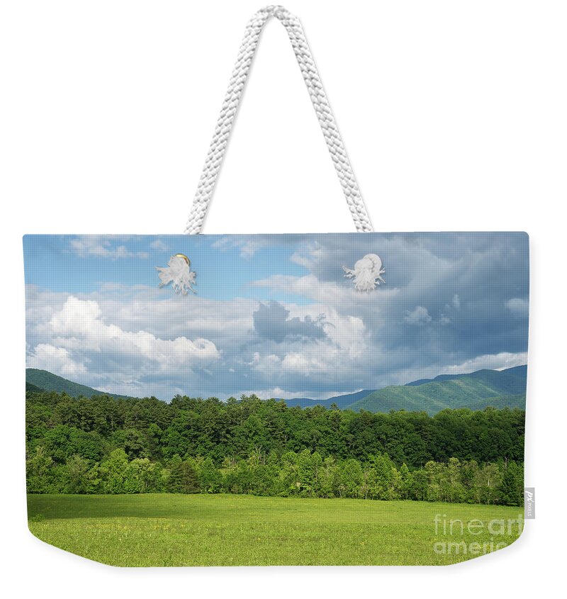 Cades Cove Weekender Tote Bag featuring the photograph Cades Cove Landscape 12 by Phil Perkins