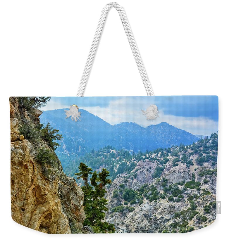 San Gabriel Mountains National Monument Weekender Tote Bag featuring the photograph California San Gabriel Mountains by Kyle Hanson