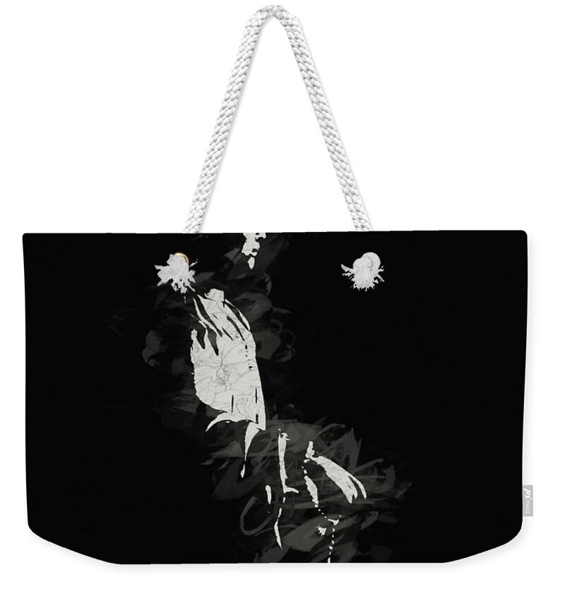  Zen Weekender Tote Bag featuring the mixed media Calm Amidst Chaos by Kandy Hurley
