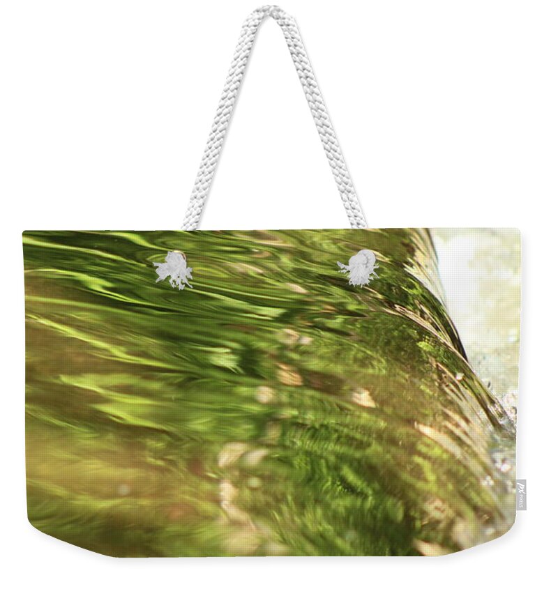 Jane Ford Weekender Tote Bag featuring the photograph Calming Water by Jane Ford