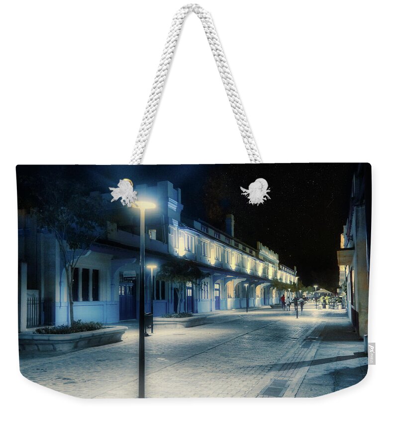 Estacion Weekender Tote Bag featuring the photograph Camaguey train station by Micah Offman