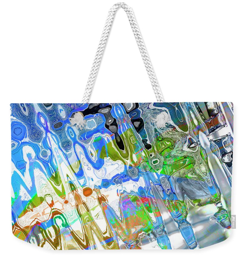82 Camaro Weekender Tote Bag featuring the photograph Hidden Camaro - Abstract 1 by Kathy Paynter