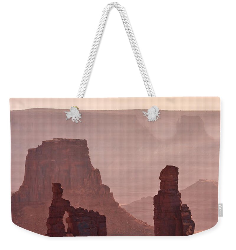 Canyonlands Weekender Tote Bag featuring the photograph Canyonlands by Peter Boehringer