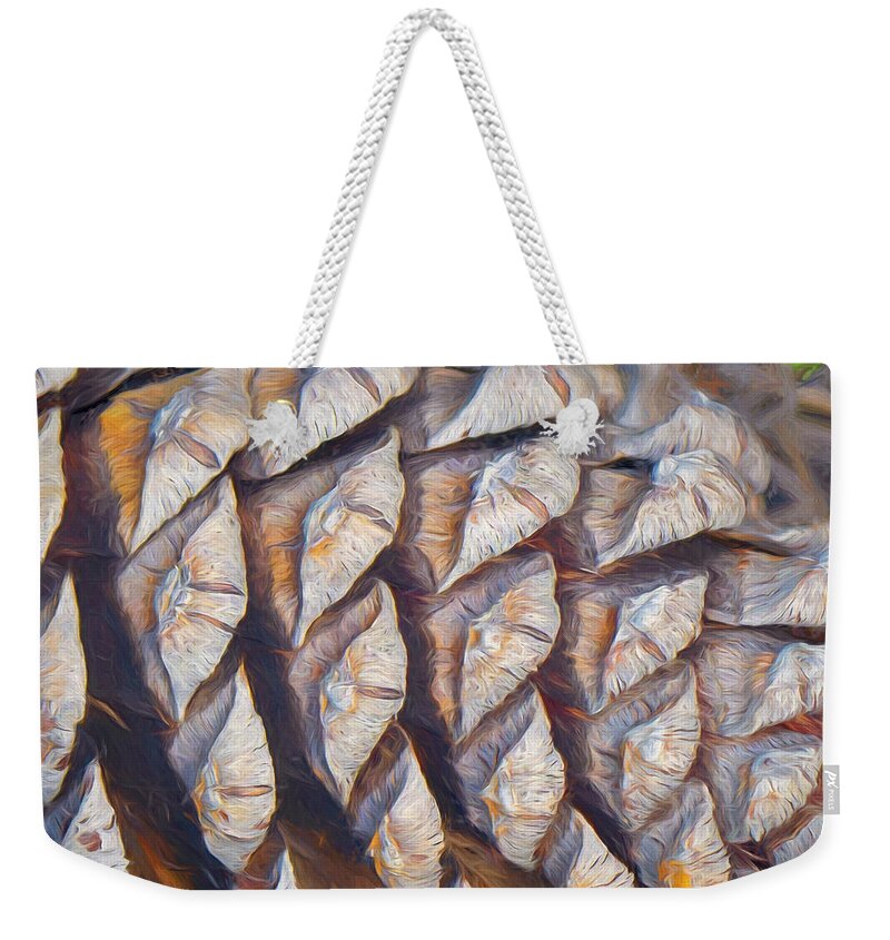 Imaginary Lands Weekender Tote Bag featuring the digital art Canyons Of The Blackjack Pine by Becky Titus