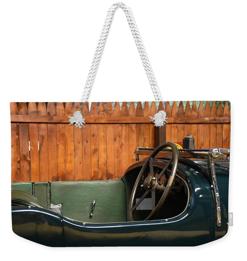 Auto Weekender Tote Bag featuring the photograph Car 404 by Joyce StJames