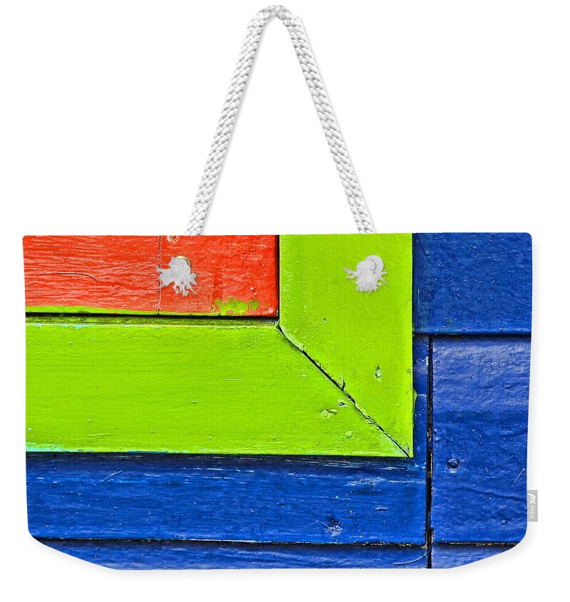 Caribbean Weekender Tote Bag featuring the photograph Caribbean Colors by Tatiana Travelways