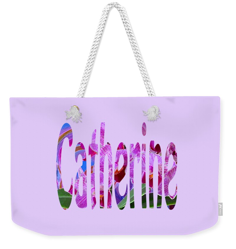 Catherine Weekender Tote Bag featuring the mixed media Catherine by Corinne Carroll