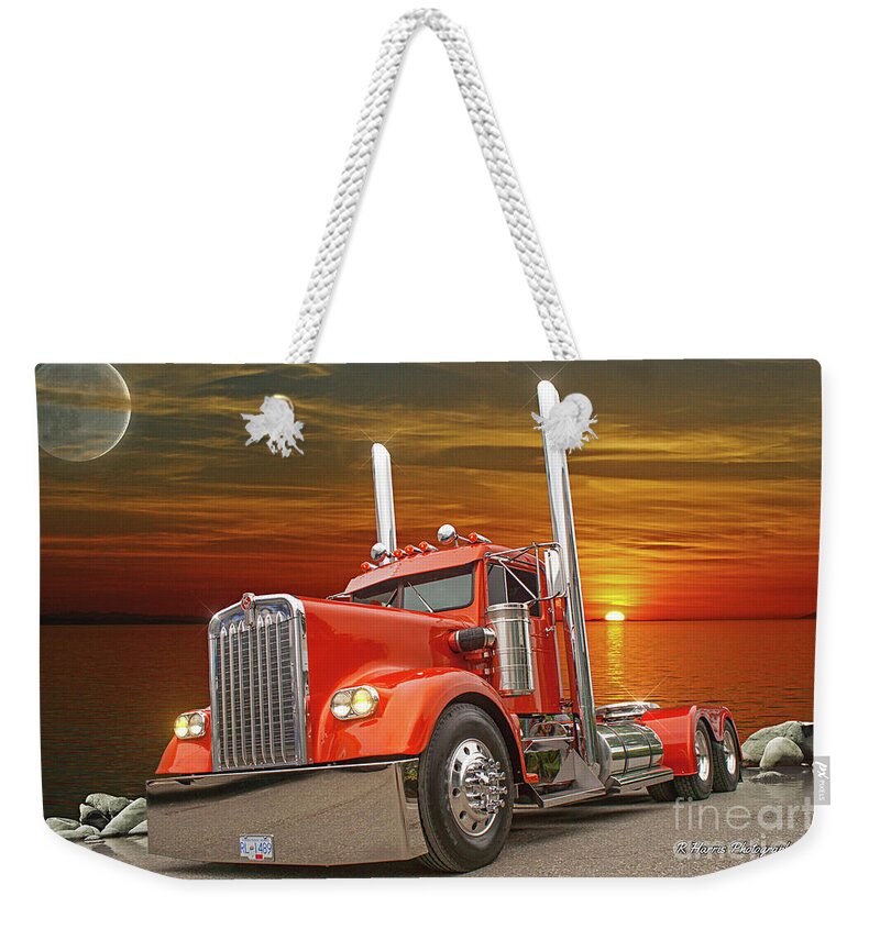 Big Rigs Weekender Tote Bag featuring the photograph Catr1572-21 by Randy Harris