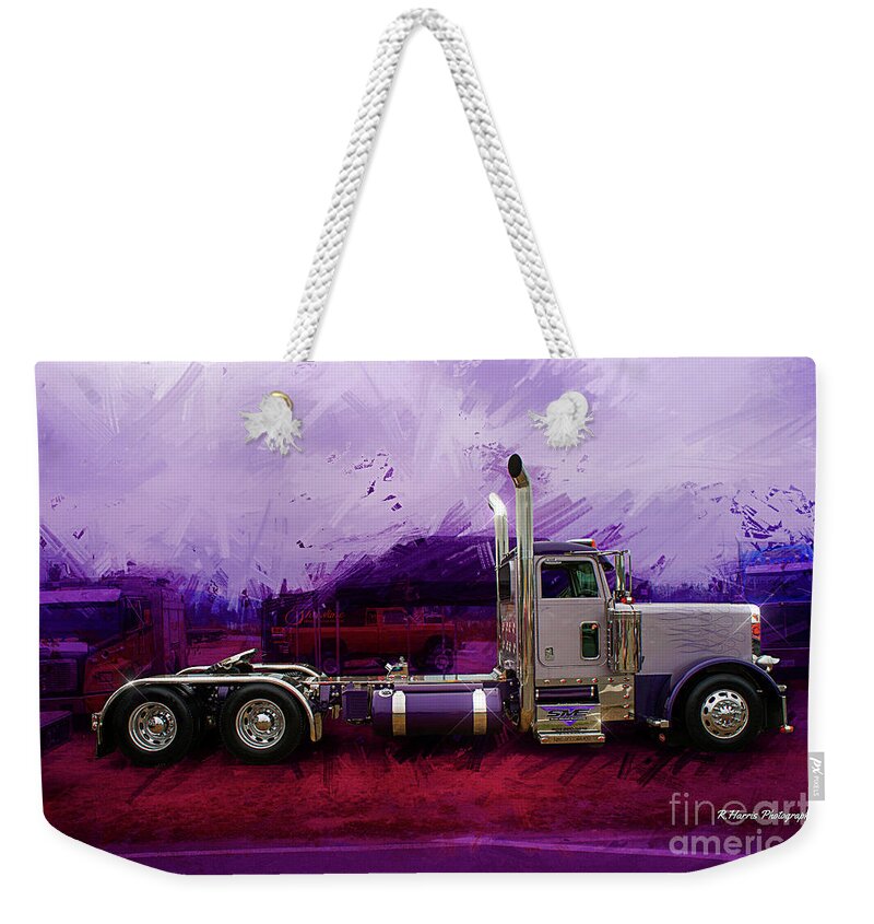 Big Rigs Weekender Tote Bag featuring the photograph Catr9301-19 by Randy Harris