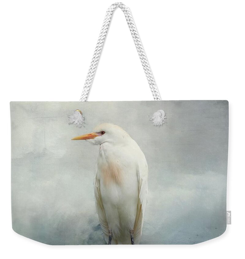Cattle Egret Weekender Tote Bags