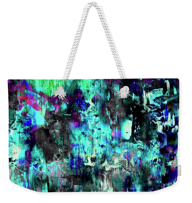 A-fine-art Weekender Tote Bag featuring the painting Caught Up In The Moment 20 by Catalina Walker