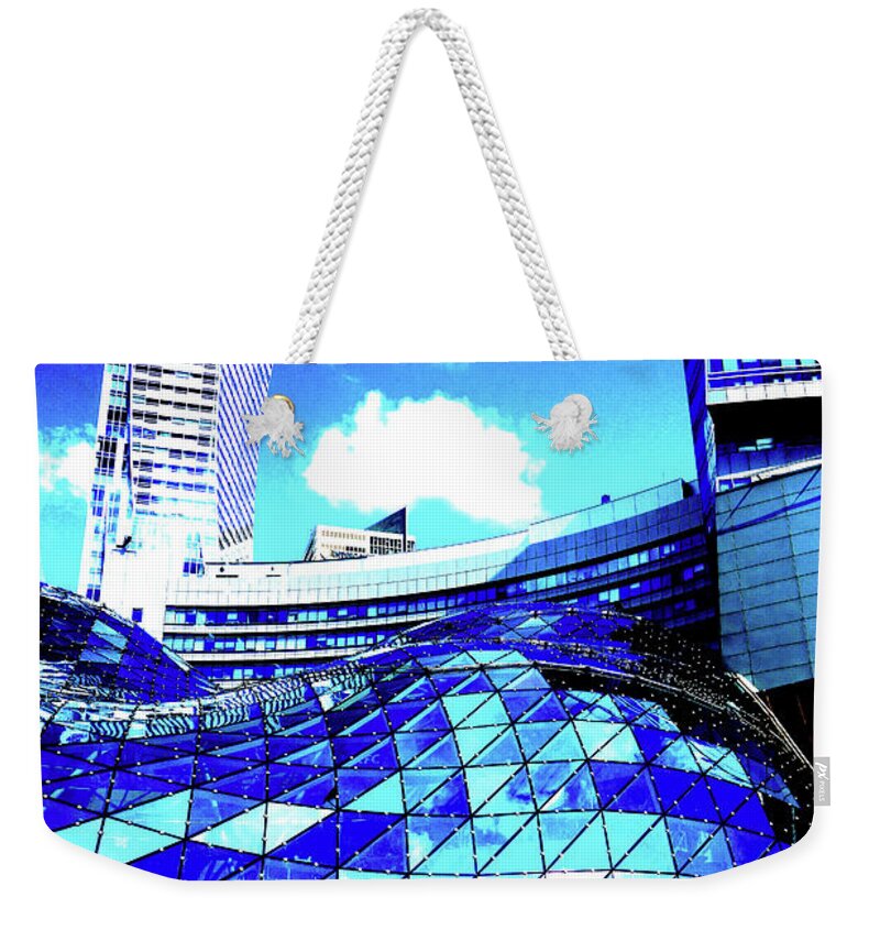 Centre Weekender Tote Bag featuring the photograph Centre Of Warsaw, Poland by John Siest