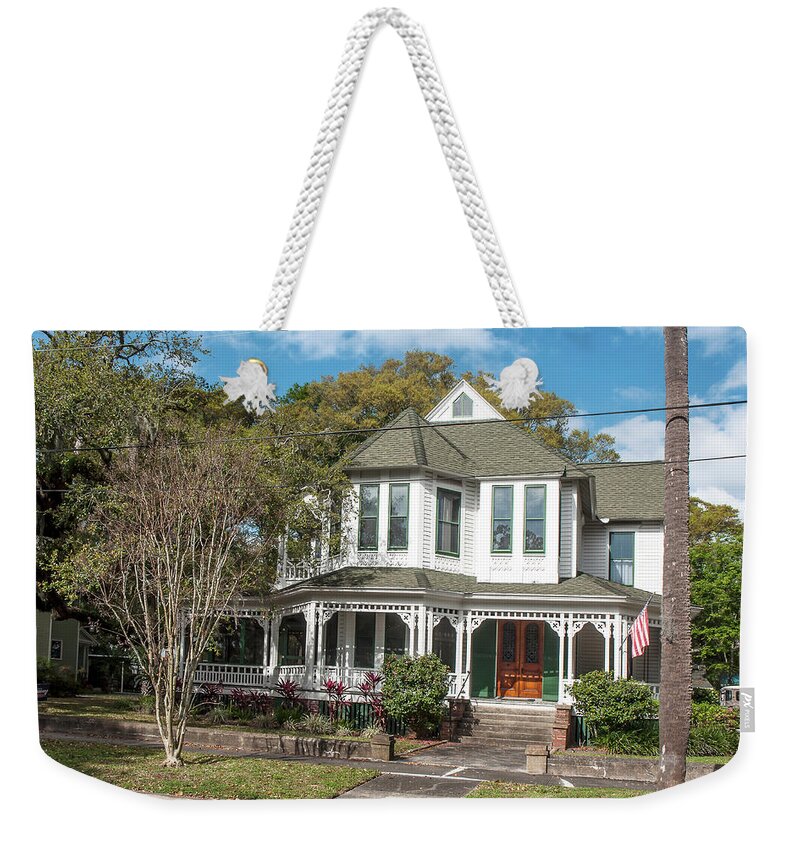 Architecture Weekender Tote Bag featuring the photograph Chadwick House by Norman Johnson
