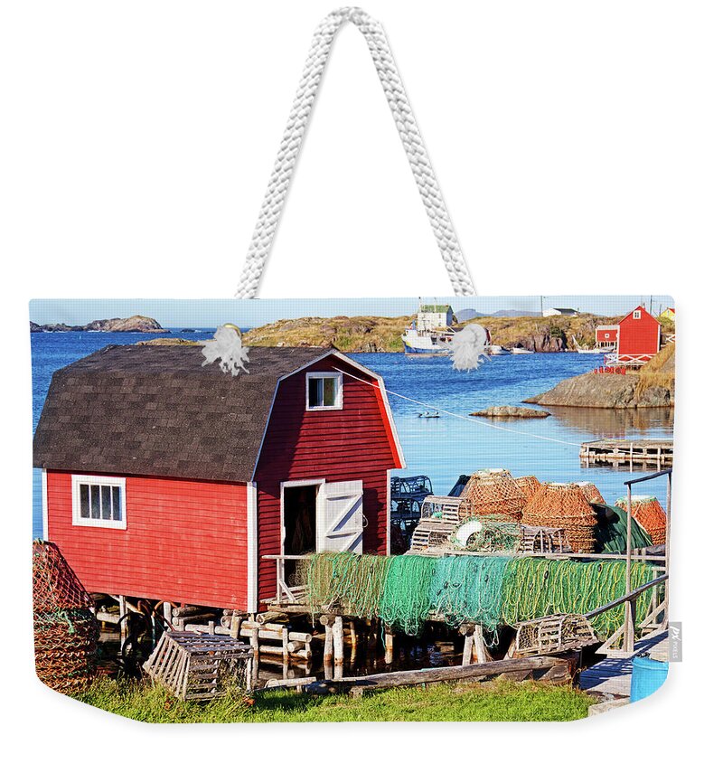 Change Islands Weekender Tote Bag featuring the photograph Change Islands, Newfoundland by Tatiana Travelways