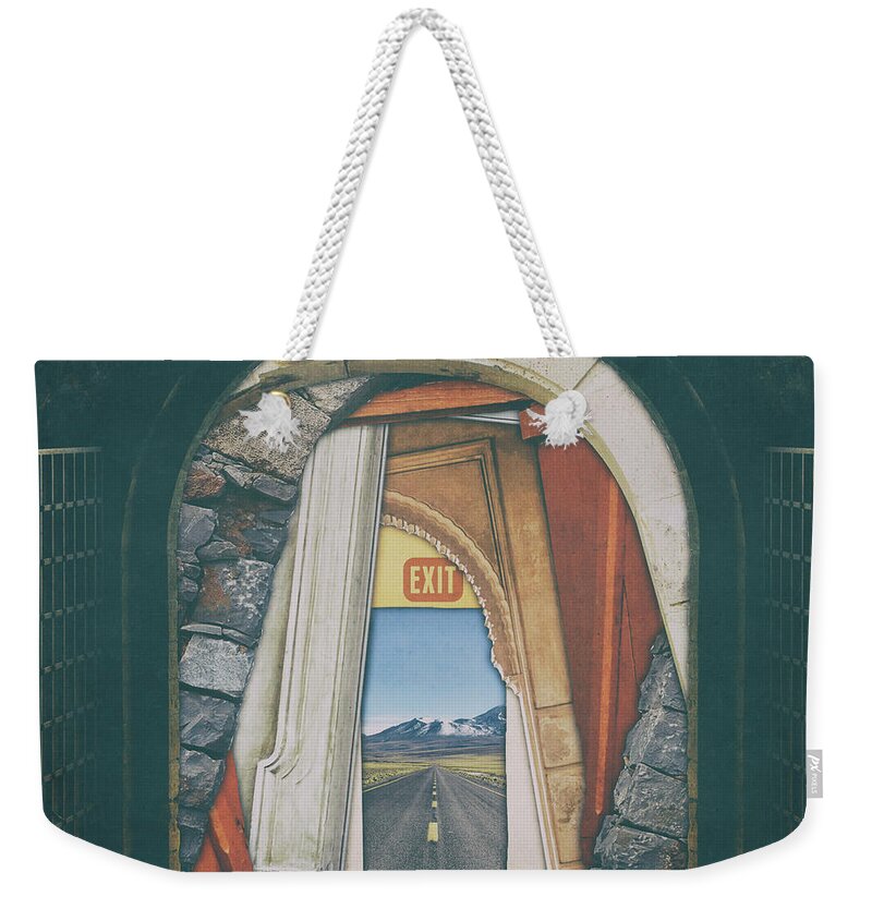 Mountains Weekender Tote Bag featuring the digital art Change of Scenery by Phil Perkins