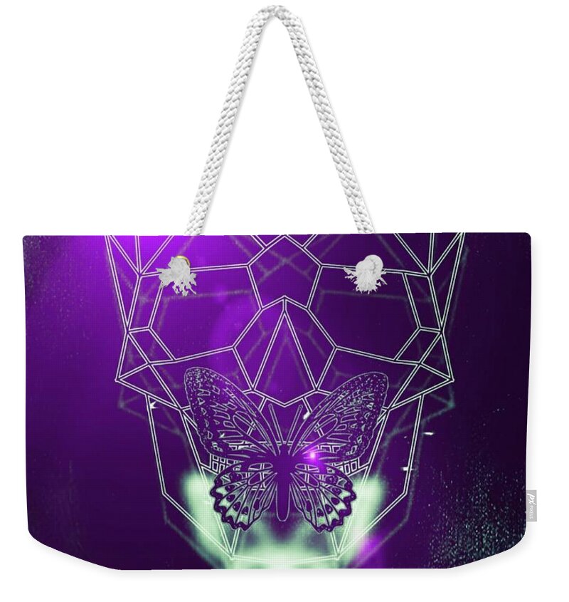 Art Weekender Tote Bag featuring the digital art Changes Cosmos Mood 2 by Auranatura Art