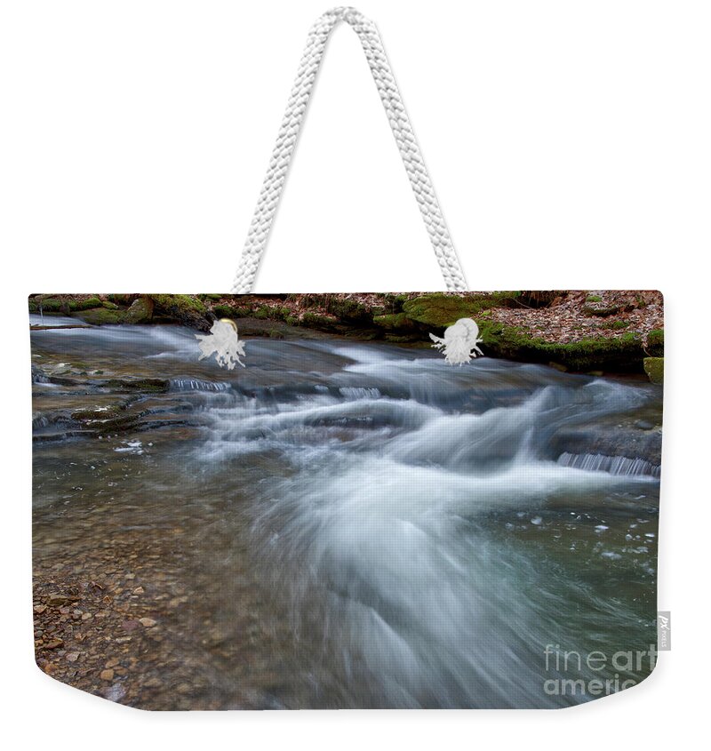 Frozen Head State Park Weekender Tote Bag featuring the photograph Changing Flow by Phil Perkins