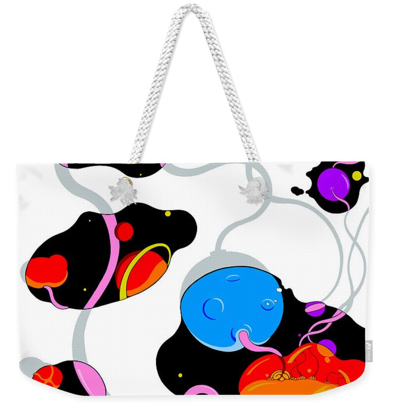 Universe Weekender Tote Bag featuring the digital art Chaos Theory by Craig Tilley