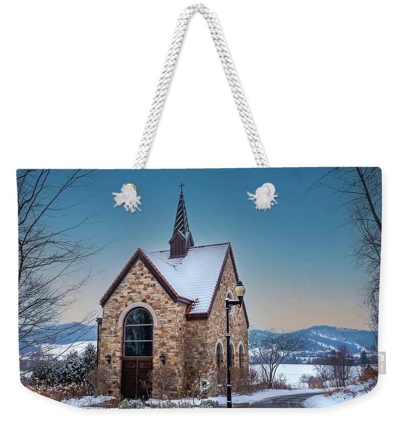 Chapel Weekender Tote Bag featuring the photograph Chapel II by Phil S Addis