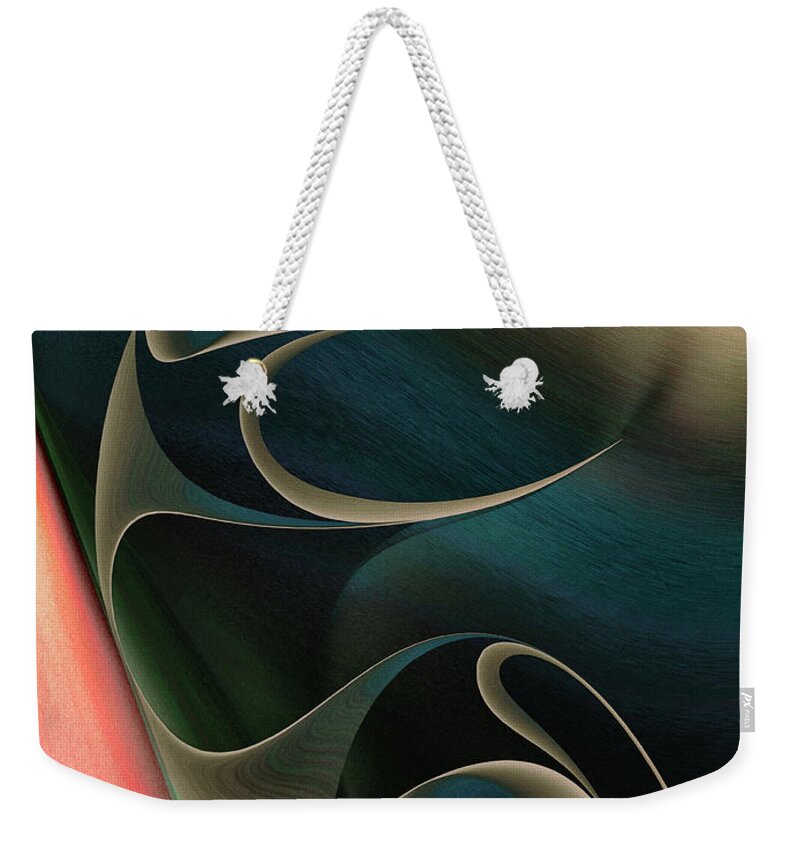Chapter Weekender Tote Bag featuring the digital art Chapter on the theory of sport by Leo Symon